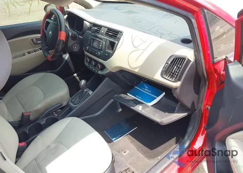 2013 Kia Rio Lx из США, поврежденный, VIN KNADM4A35D6126408